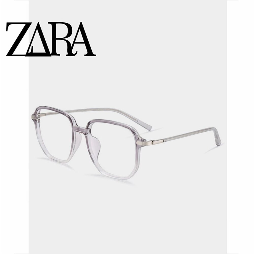 Large frame transparent anti-blue light radiation protection sunglasses